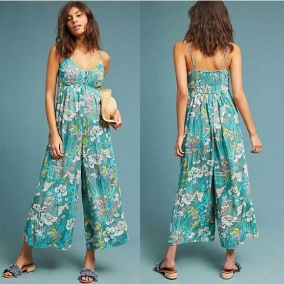 Anthropologie Akemi + Kin Baton Rouge Jumpsuit (M) - Picture 2 of 8